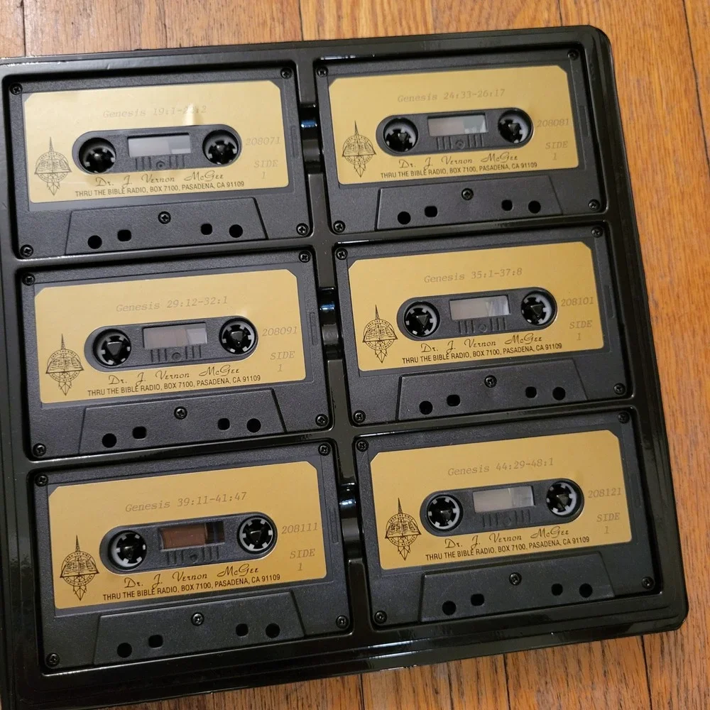 Thru The Bible J Vernon McGee Vol 1 Cassette Tapes Pastor Study Commentary Gift